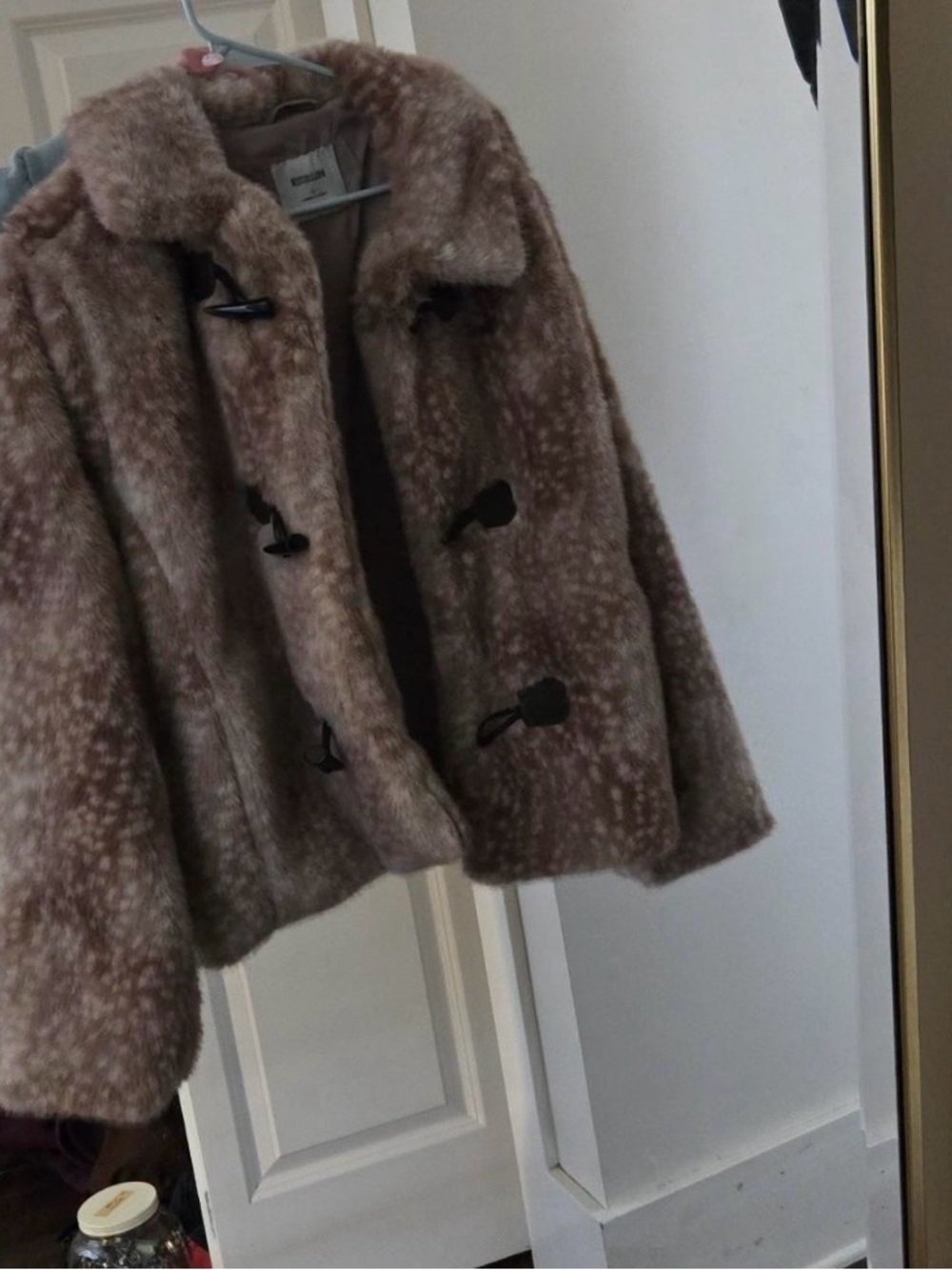 Hollister Faux Deer Print Jacket